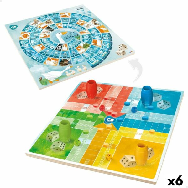Tabellone per Parcheesi e Gioco dell'Oca CB Games 25 x 1 x 25 cm (25 Pezzi) (6 Unità)
