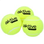 Palline da Padel Aktive 3 Pezzi Giallo 6 Unità