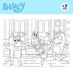 Puzzle per Bambini Bluey Double-face 24 Pezzi 50 x 35 cm (12 Unità)