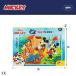 Puzzle per Bambini Mickey Mouse Double-face 108 Pezzi 70 x 1,5 x 50 cm (6 Unità)