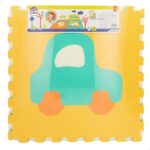 Tappeto Puzzle Colorbaby 4 Pezzi Veicoli 118 x 118 cm EVA (2 Unità)