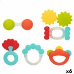 Set di sonagli Colorbaby 6 Pezzi 12,5 x 1,5 x 6,5 cm (6 Unità)