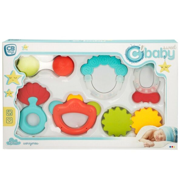 Set di sonagli Colorbaby 6 Pezzi 12,5 x 1,5 x 6,5 cm (6 Unità)