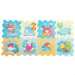 Tappeto da gioco Colorbaby Marino EVA 8 Pezzi (4 Unità)