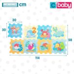 Tappeto da gioco Colorbaby Marino EVA 8 Pezzi (4 Unità)