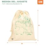 Gioco di Costruzione + Personaggi Woomax animali 16 Pezzi 7 x 7 x 1,5 cm (6 Unità)