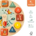 Gioco Educativo Woomax animali Orologio (6 Unità)