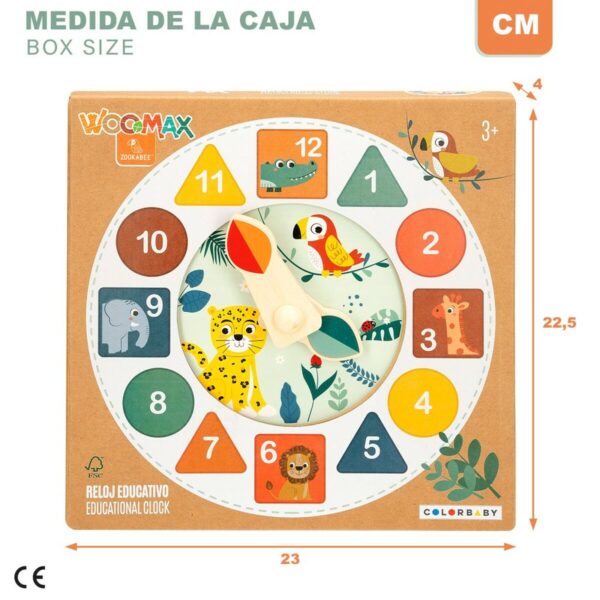 Gioco Educativo Woomax animali Orologio (6 Unità)