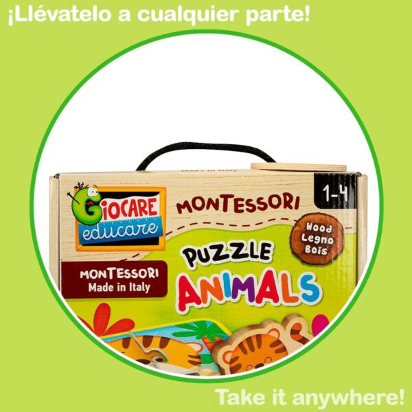 Puzzle per Bambini Lisciani Giochi 16 x 1 x 16 cm animali 16 Pezzi (6 Unità)
