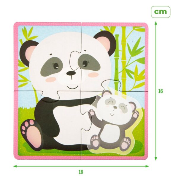 Puzzle per Bambini Lisciani Giochi 16 x 1 x 16 cm animali 16 Pezzi (6 Unità)