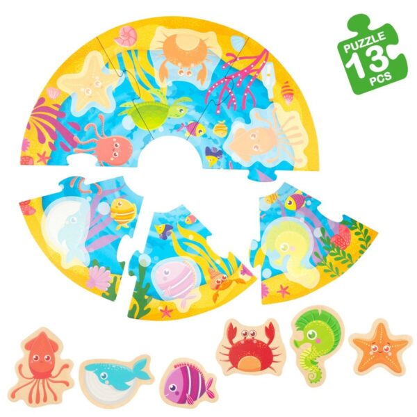 Puzzle per Bambini Lisciani Giochi 33 x 1 x 32 cm Marino 6 Pezzi 13 Pezzi (6 Unità)
