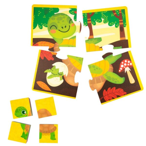 Puzzle 3D Lisciani Giochi 22 x 23 x 1 cm animali 4 Pezzi (6 Unità)