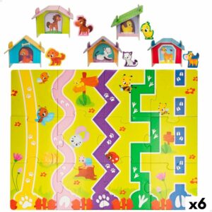 Puzzle per Bambini Lisciani Giochi 48 x 1 x 36 cm Fattoria 12 Pezzi 27 Pezzi (6 Unità)