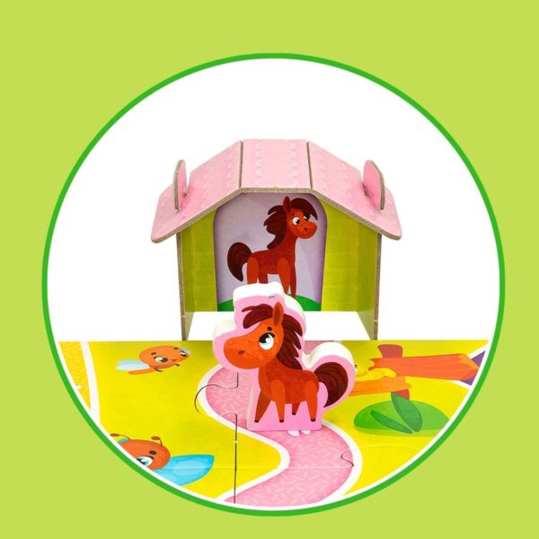 Puzzle per Bambini Lisciani Giochi 48 x 1 x 36 cm Fattoria 12 Pezzi 27 Pezzi (6 Unità)