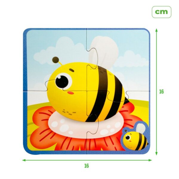 Puzzle per Bambini Lisciani Giochi 16 x 0,1 x 16 cm Touch Screen 24 Pezzi 4 Pezzi (6 Unità)