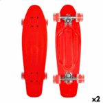 Skateboard Colorbaby Rosso (2 Unità)