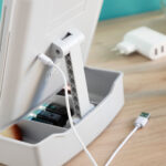 Specchio a LED Pieghevole con Contenitore per Trucchi 3 in 1 Panomir InnovaGoods