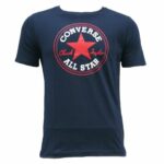 Maglia a Maniche Corte per Bambini Converse Cnvb Chuck Patch Blu scuro 8-10 Anni