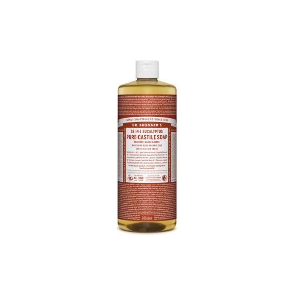 Sapone Liquido Dr Bronner's 18 in 1 Eucalyptus 945 ml