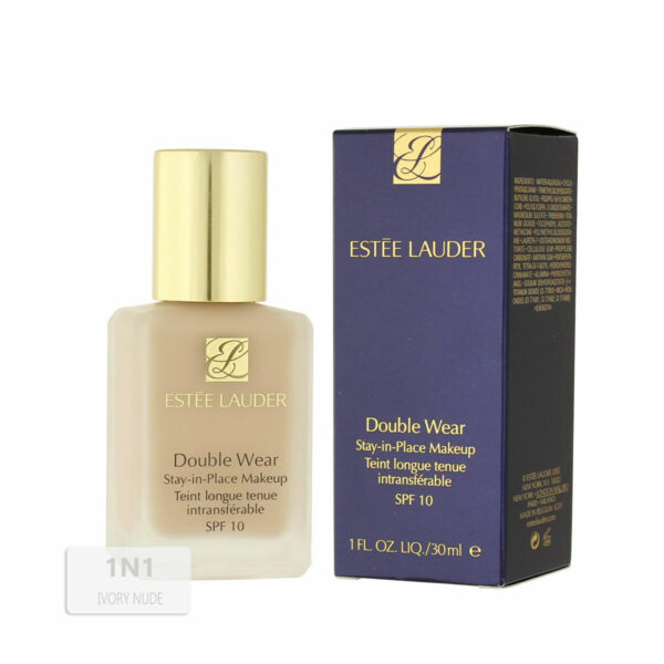 Base per Trucco Fluida Estee Lauder Double Wear Stay-in-Place Nº 1N1 Ivory Nude Spf 10 30 ml 30 L