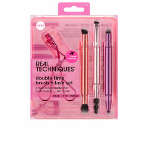 Set di Pennelli per il Trucco Real Techniques DOUBLE TIME BRUSH + LAST 4 Pezzi