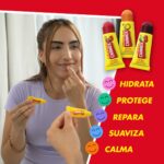 Balsamo Labbra idratante Carmex Triplo Trasparente Spf 15 Fragola Ananas Ciliegia 3 Pezzi (3 Unità)