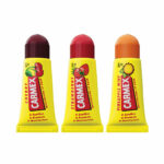 Balsamo Labbra idratante Carmex Triplo Trasparente Spf 15 Fragola Ananas Ciliegia 3 Pezzi (3 Unità)