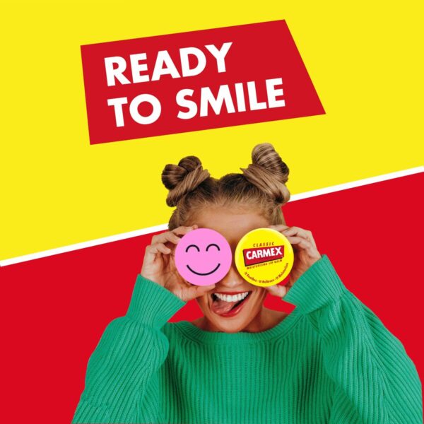 Balsamo Labbra idratante Carmex Classic Giallo Nero Spf 15 Stick