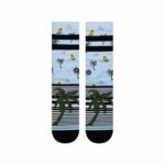 Calzini alla Caviglia Stance Aloha Monkey Staple Azzurro Chiaro 42-46
