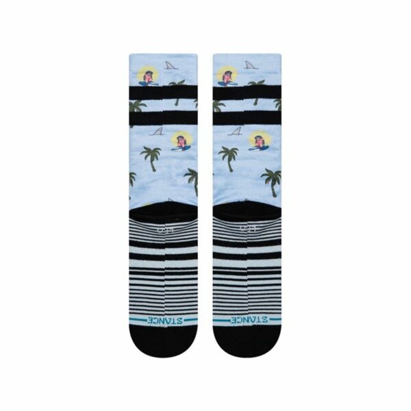 Calzini alla Caviglia Stance Aloha Monkey Staple Azzurro Chiaro 42-46