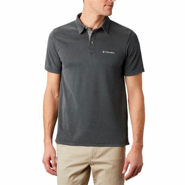 Polo a Maniche Corte Uomo Columbia Nelson Point™ Grigio scuro