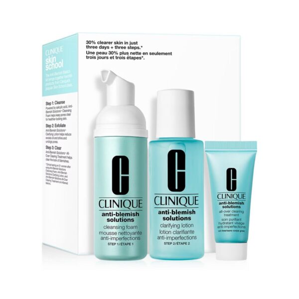 Set Cosmetica Clinique ANTI-BLEMISH SOLUTIONS 3 Pezzi