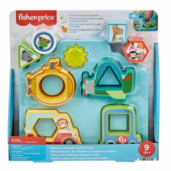 Puzzle per Bambini Fisher-Price Veicoli