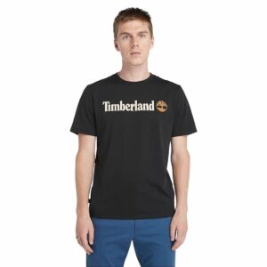 Maglia a Maniche Corte Uomo Timberland Kennebec River Nero