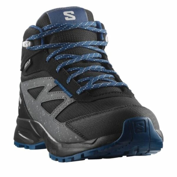 Scarpe Sportive per Bambini Salomon Outway Mid Cswp Nero