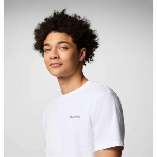 Maglia a Maniche Corte Uomo Columbia North Cascades™ Sleeve Bianco