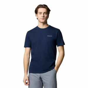 Maglia a Maniche Corte Uomo Columbia North Cascades™ Sleeve Blu scuro