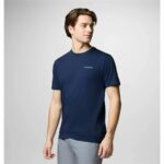 Maglia a Maniche Corte Uomo Columbia North Cascades™ Sleeve Blu scuro