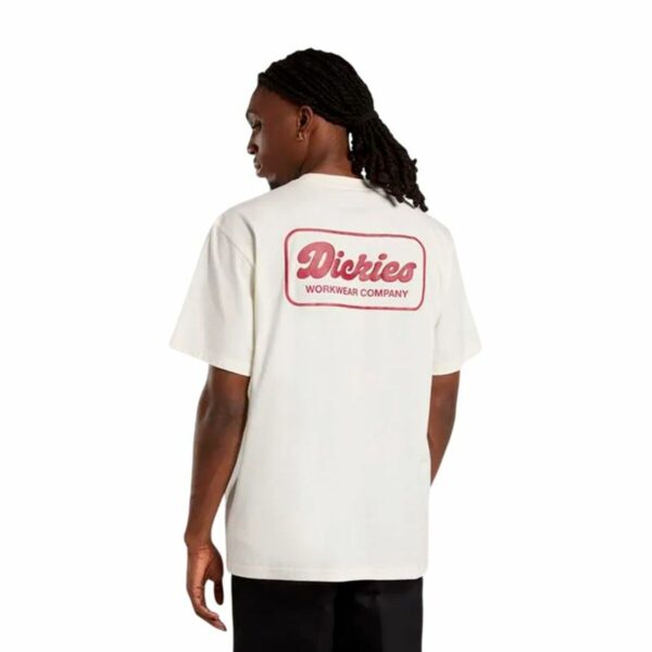 Maglia a Maniche Corte Uomo Dickies Lewistown Ss Bianco