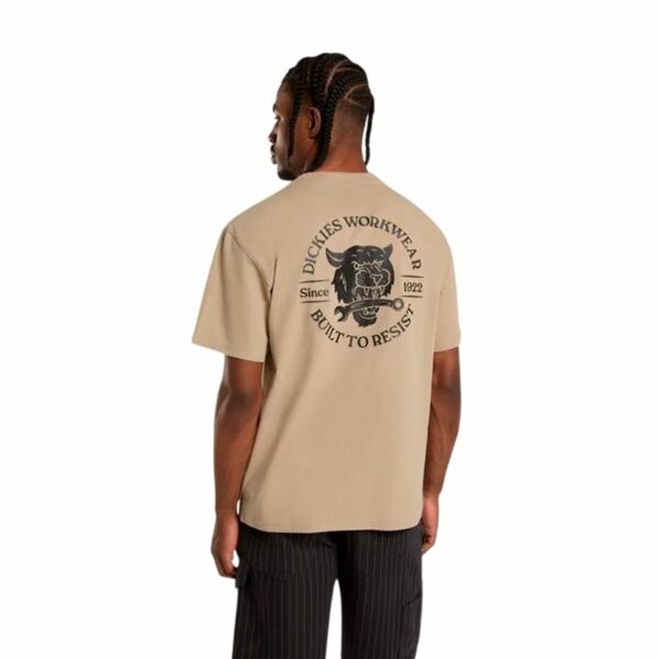 Maglia a Maniche Corte Uomo Dickies Wrench Ss Beige