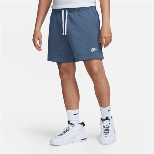 Pantalone Nike Club Fleece French Terry Azzurro