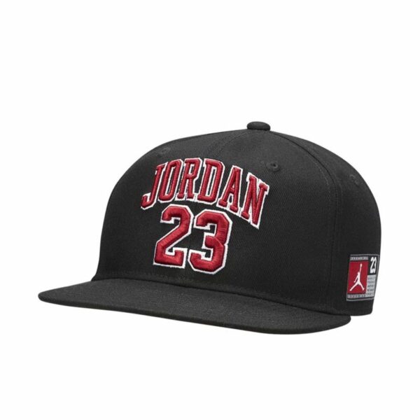 Cappello Sportivo Jordan Jordan Jersey Flatbrim Infantil Nero