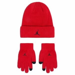 Berretto, Sciarpa e Guanti Nike Jan Jordan Essentials Rosso