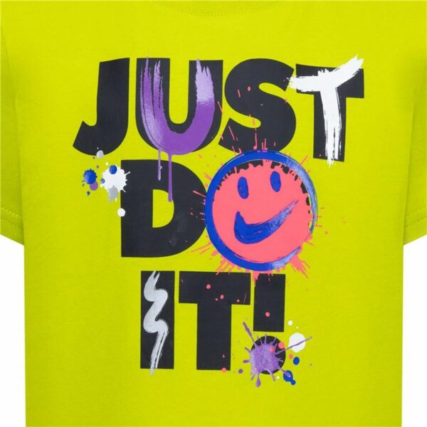Maglia a Maniche Corte per Bambini Nike Nkb Express Yourself Jdi Ss Giallo