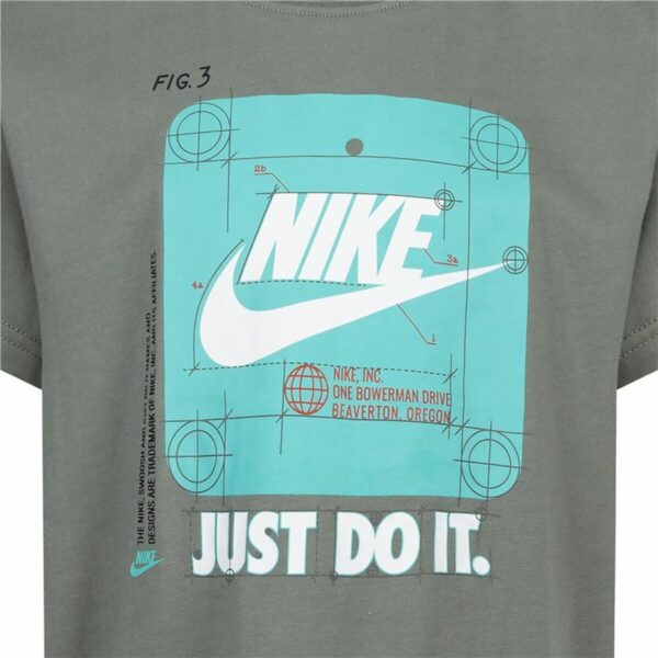 Maglia a Maniche Corte per Bambini Nike Future Utility Ss Grigio scuro