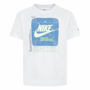 Maglia a Maniche Corte per Bambini Nike Future Utility Ss Bianco