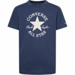 Maglia a Maniche Corte per Bambini Converse Dissected Chuck Patch 13-15 Anni
