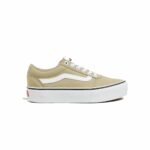 Scarpe Casual da Donna Vans Ward Platform Cnvs Elm Beige Marrone Chiaro