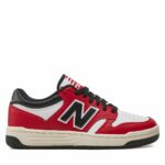 Scarpe Sportive per Bambini New Balance 480 Bianco Rosso