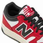 Scarpe Sportive per Bambini New Balance 480 Bianco Rosso